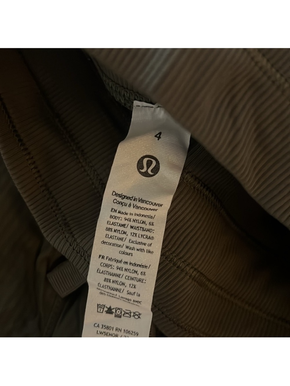 Lululemon Dance Studio Pant Size 4 Regular Inseam 31.5” Army Green - Picture 2 of 3